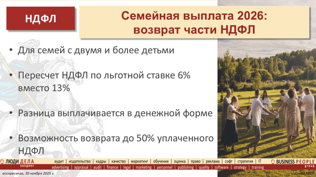 Основные изменения налоговой системы РФ с 2026 года. Слайд 33