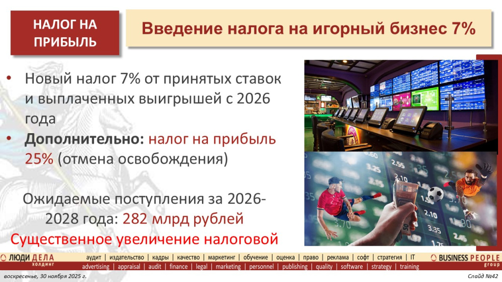 Основные изменения налоговой системы РФ с 2026 года. Слайд 42