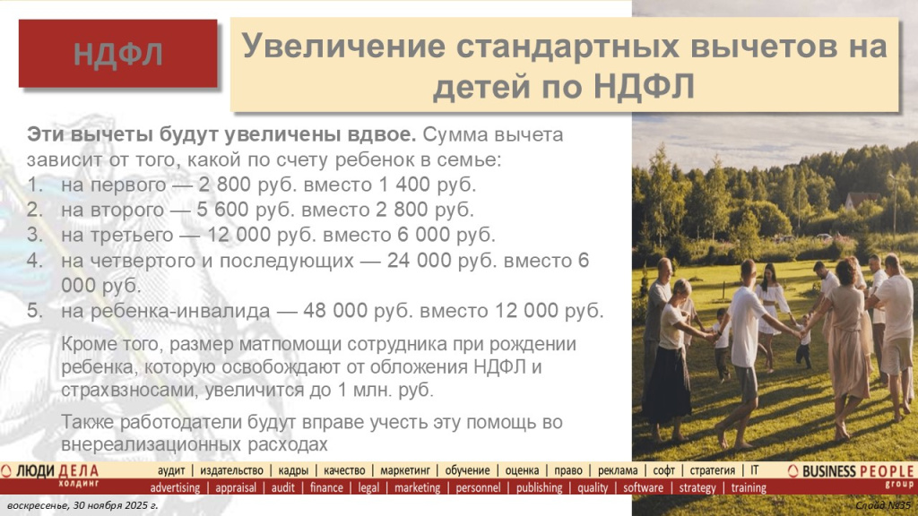 Основные изменения налоговой системы РФ с 2026 года. Слайд 35