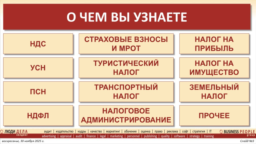Основные изменения налоговой системы РФ с 2026 года. Слайд 3